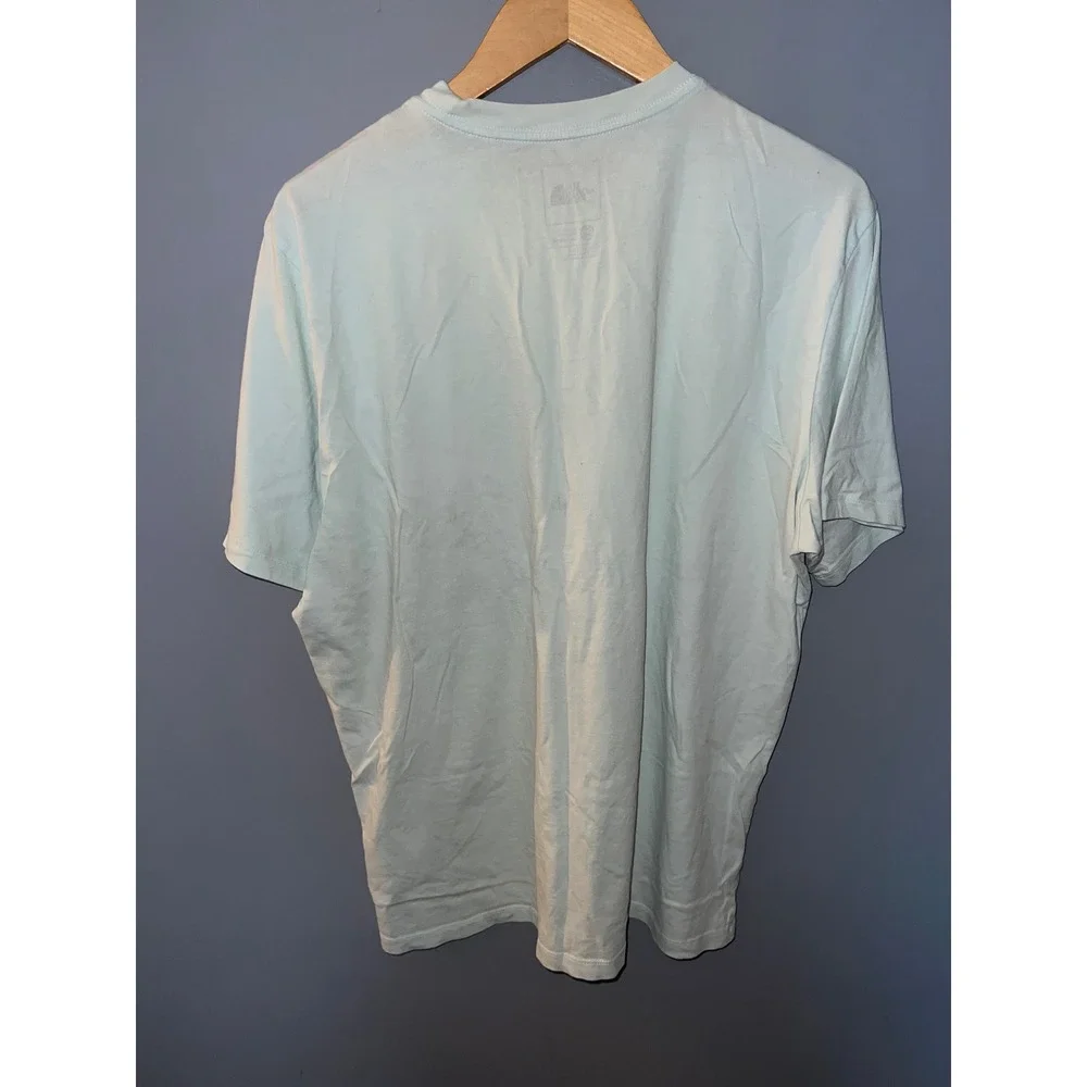 The North Face Mens Large Mint Green Graphic Logo Short Sleeve T-Shirt Tee